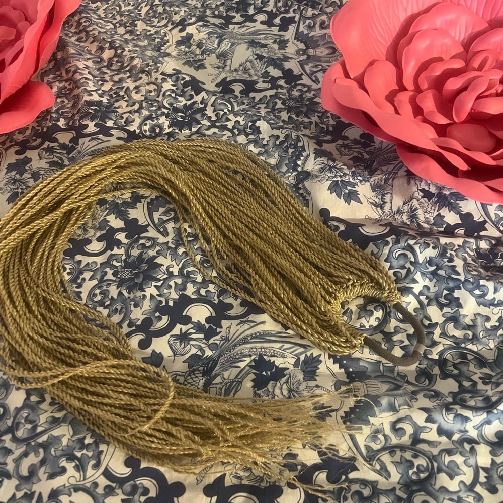Golden Braided Hair Extension